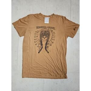 RARE Retired Jungmaven Organic Cotton Hemp Made In USA T-Shirt XL Seaweed Gravel